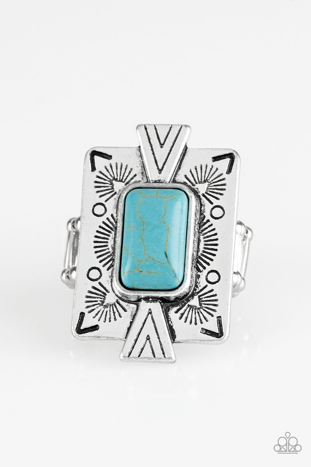 So Smithsonian - Blue Paparazzi Ring