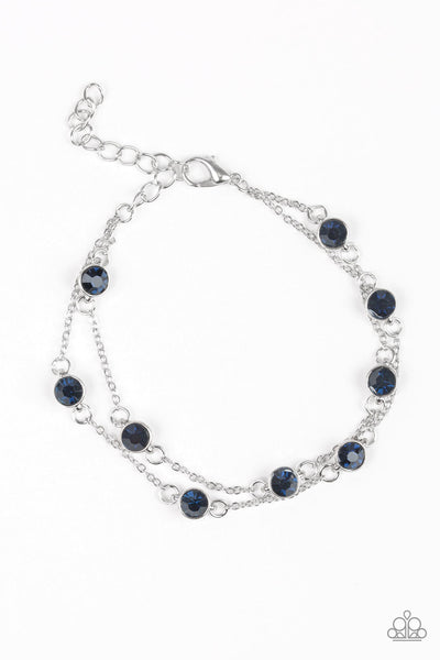 Paparazzi Clasp Bracelet - Spotlight Starlight - Blue