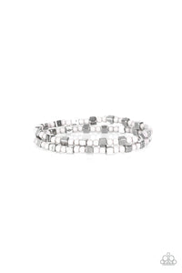 Paparazzi Bracelet - Trendy Tribalist - Silver (#1782)