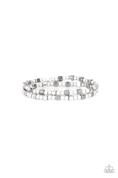 Paparazzi Bracelet - Trendy Tribalist - Silver (#1782)