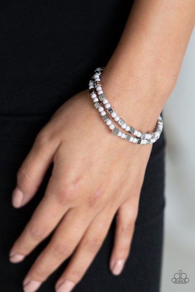 Paparazzi Bracelet - Trendy Tribalist - Silver (#1782)