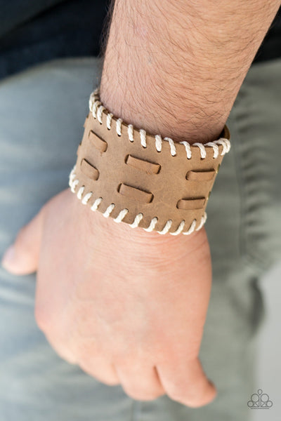 Paparazzi Urban Braclelet - West RIDE Story - Brown (UB108)