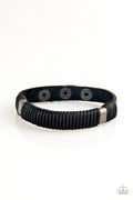 Paparazzi Urban Bracelet - What Happens On The Road... - Black (UB104)
