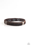 Paparazzi Urban Bracelet - What Happens On The Road... - Brown (UB101)
