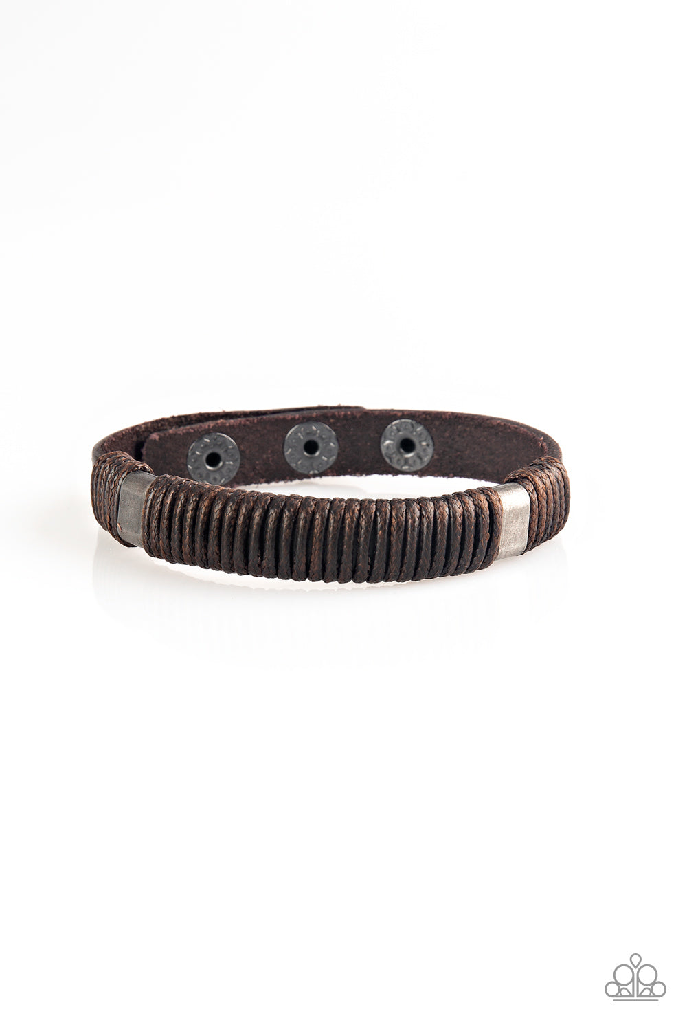 Paparazzi Urban Bracelet - What Happens On The Road... - Brown (UB101)