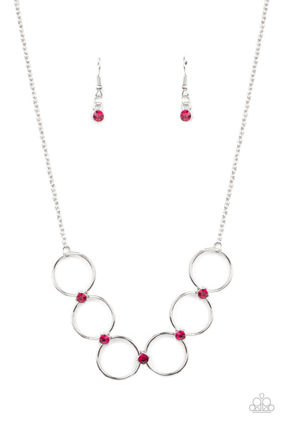 Regal Society - Pink Paparazzi Necklace