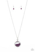 Twinkly Treasury - Purple Paparazzi Necklace (PZ-4801)