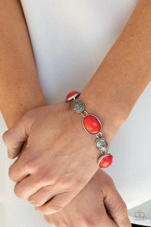 Cactus Country - Red Paparazzi Bracelet