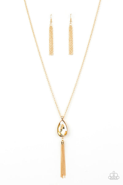 Elite Shine - Gold-Paparazzi Necklace (#862)
