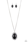 Harbor Harmony - Black - Paparazzi Necklace (PZ-831)