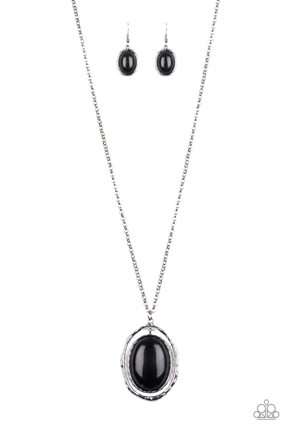 Harbor Harmony - Black - Paparazzi Necklace (PZ-831)