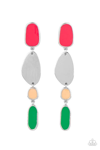 Deco By Design - Multi Paparazzi Earrings