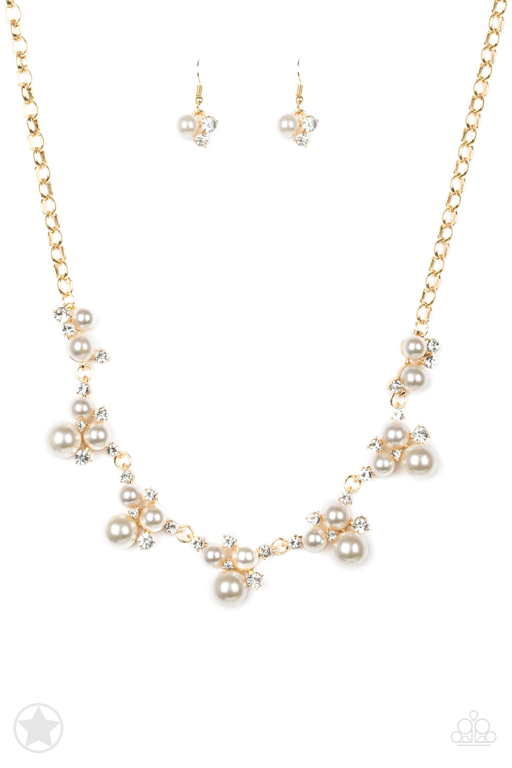 Paparazzi Blockbuster Short Necklace - Toast To Perfection - Gold