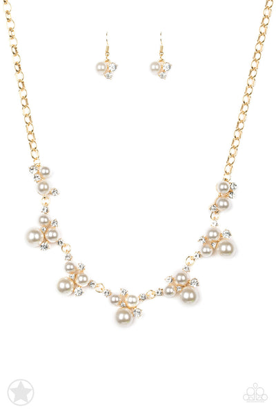 Paparazzi Blockbuster Short Necklace - Toast To Perfection - Gold