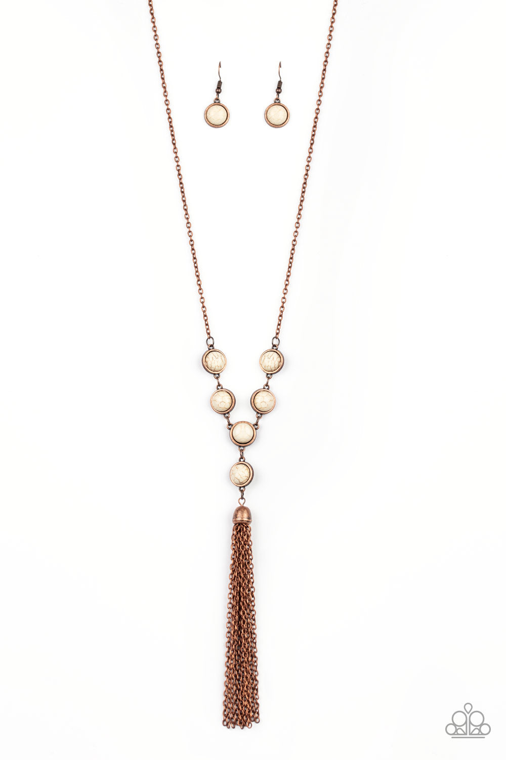 Rural Heiress - Copper-Paparazzi Necklace (PZ-943)