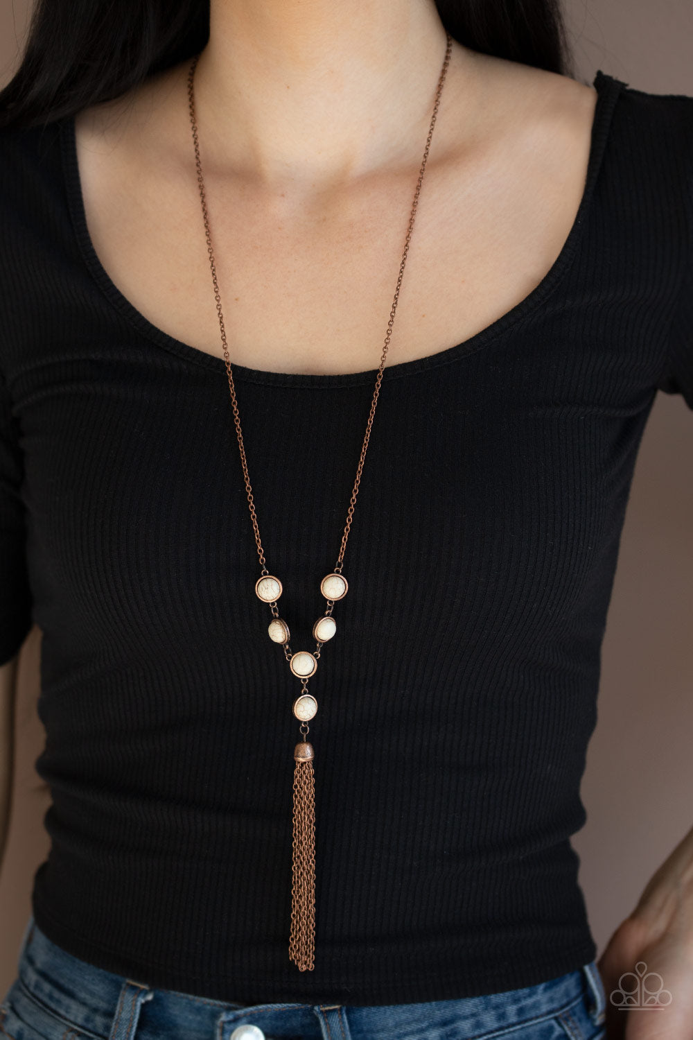 Rural Heiress - Copper-Paparazzi Necklace (PZ-943)