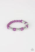 Paparazzi Bracelet - Across the Mesa - Purple (#2040)