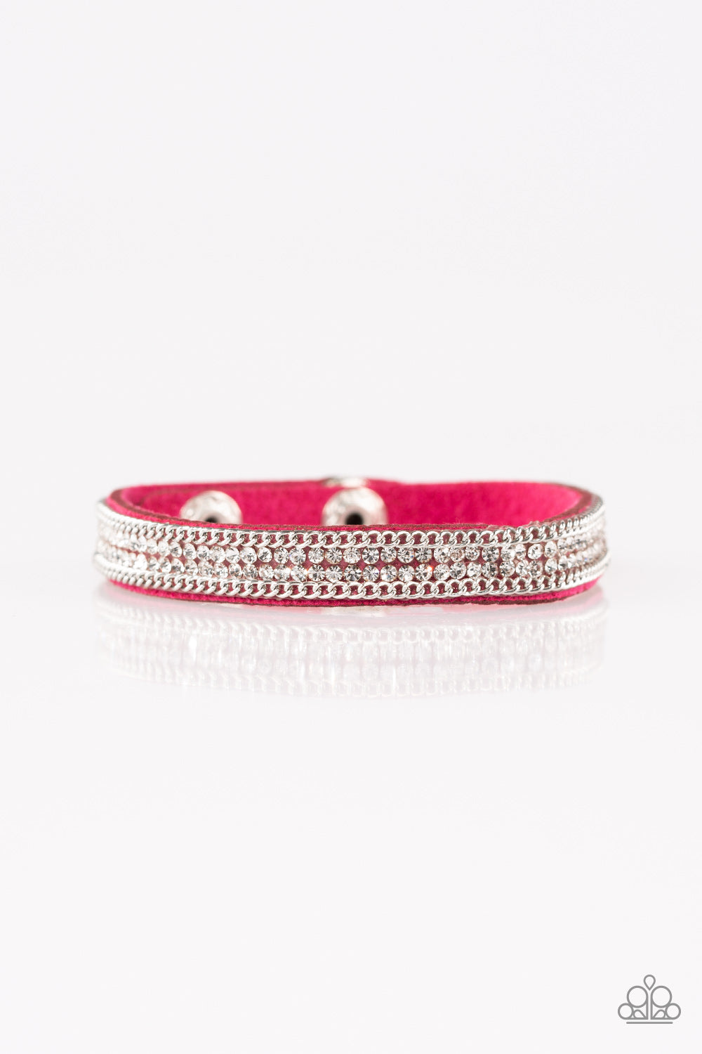 Paparazzi Urban Wrap Bracelet - Babe Bling - Pink (W140)