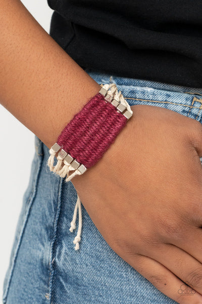 Beachology - Red Paparazzi Bracelet (#223)