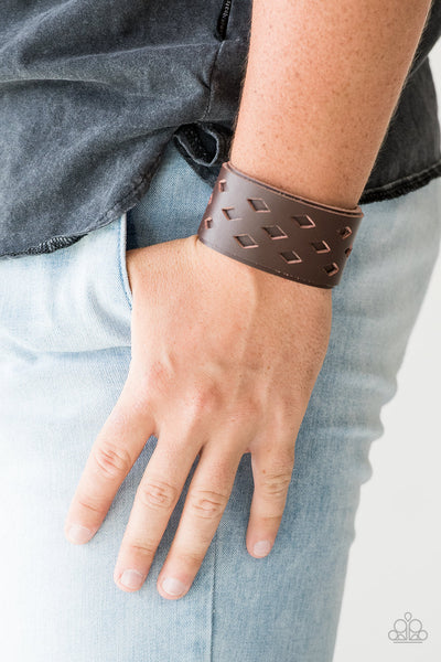Paparazzi Urban Bracelet - Bucking Bronco - Brown (UB102)