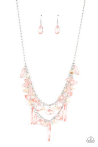 Candlelit Cabana - Pink Paparazzi Necklace (#4258)