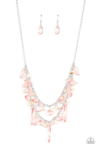 Candlelit Cabana - Pink Paparazzi Necklace (#4258)