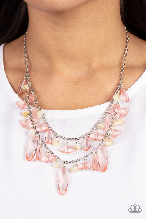 Candlelit Cabana - Pink Paparazzi Necklace (#4258)