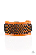 Paparazzi Urban Bracelet - Cross The Line - Brown (UB126)