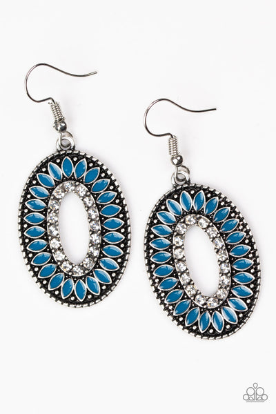 Fishing For Fabulous - Blue-Paparazzi Earring