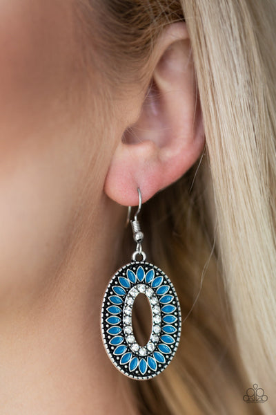 Fishing For Fabulous - Blue-Paparazzi Earring