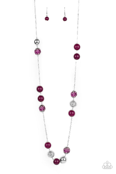 Fruity Fashion - Purple Paparazzi Necklace