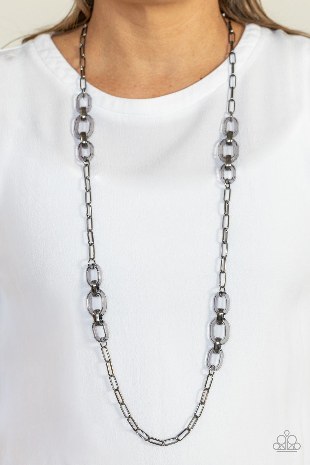 Have I Made Myself Clear? - Black Paparazzi Necklace (PZ-141)