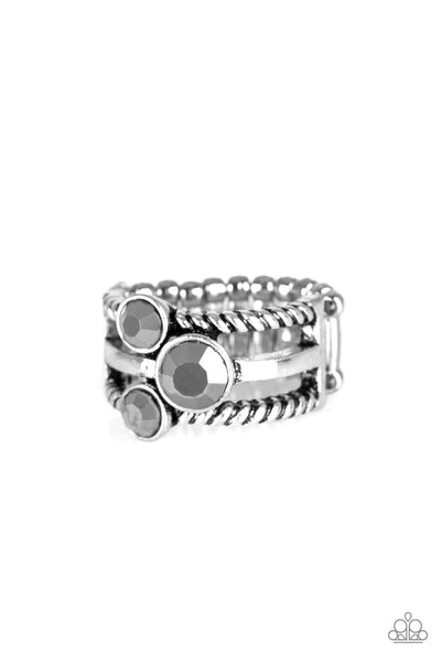 Head In The Stars - Silver Paparazzi Ring (R204)