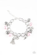 Lady Love Dove - Pink-Paparazzi Bracelet (PZ-1285)
