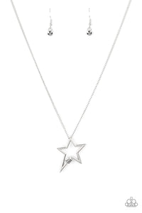 Light Up The Sky - Silver Paparazzi Necklace