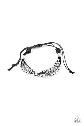 Paparazzi Bracelet - Modern Minimalism - Black (PZ-598)