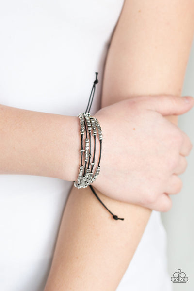 Paparazzi Bracelet - Modern Minimalism - Black (#598)