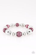 Paparazzi Stretch Bracelet - Once Upon A MARITIME - Purple (PZ-060)
