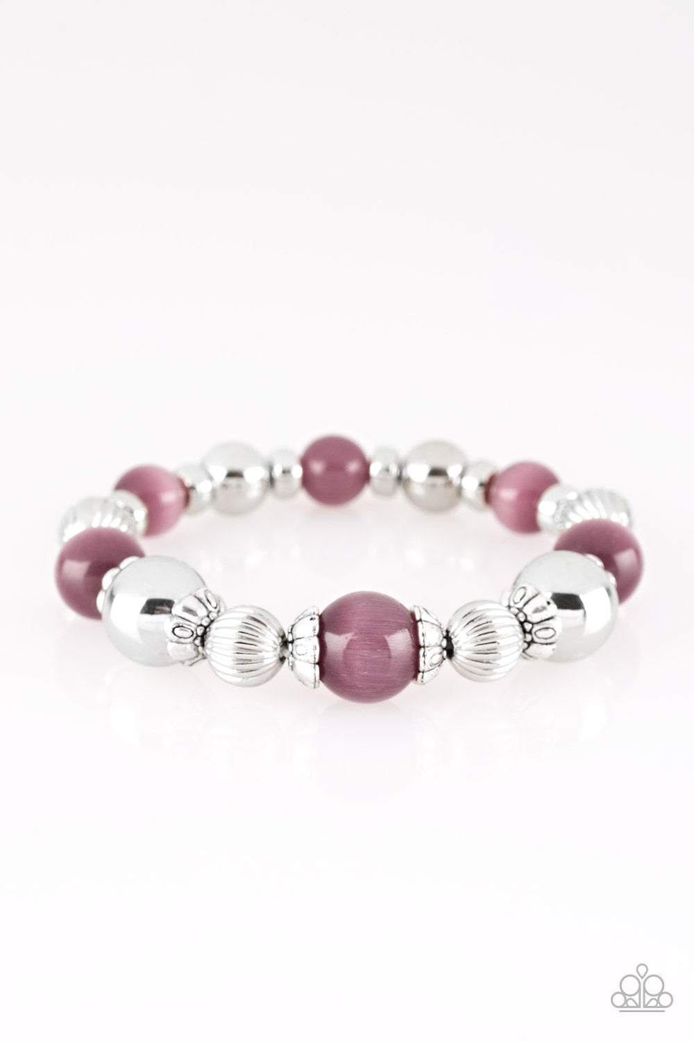 Paparazzi Stretch Bracelet - Once Upon A MARITIME - Purple (PZ-060)
