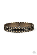 Rustic Relic - Brass-Paparazzi Bracelet (PZ-888)