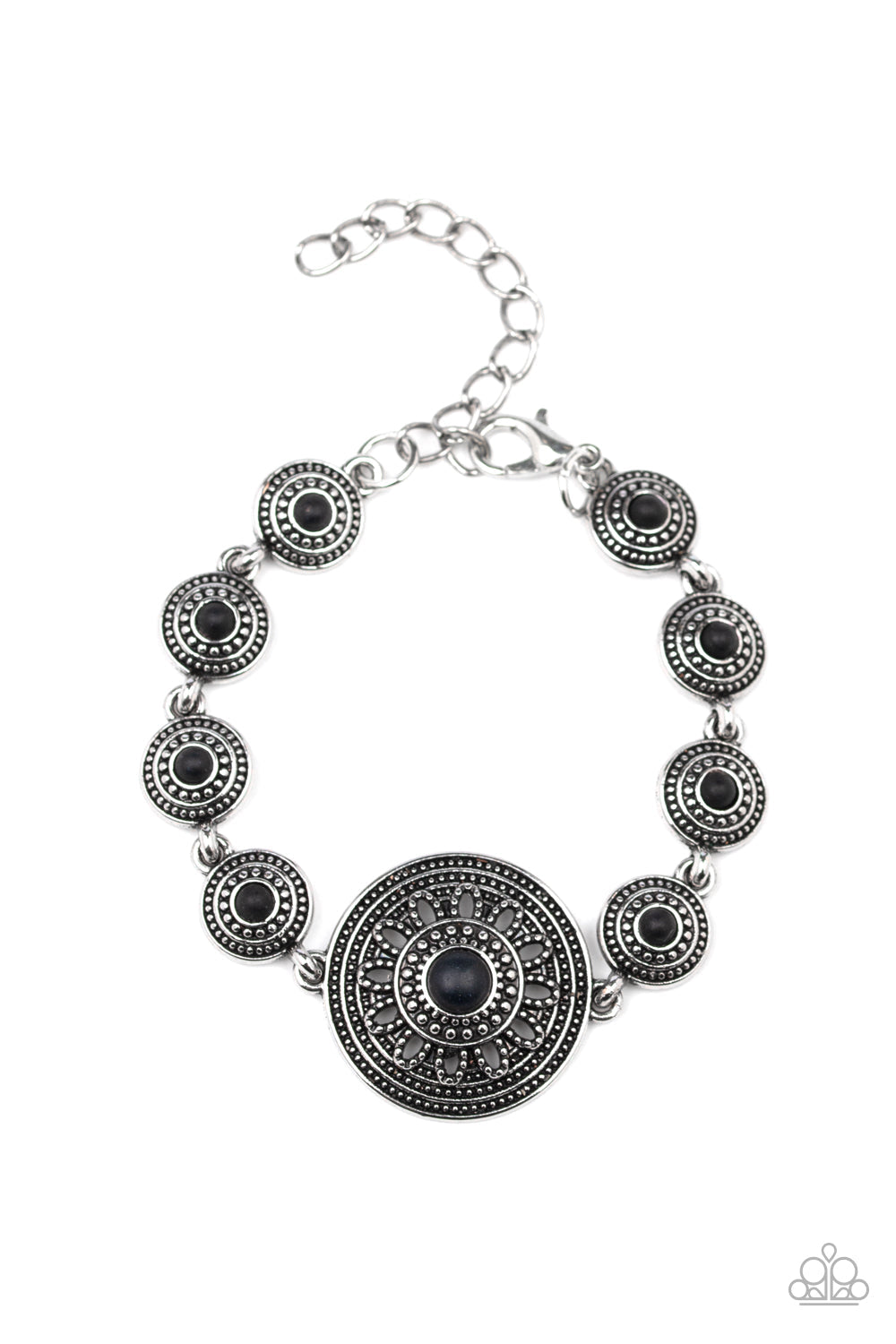Rustic Renegade - Black-Paparazzi Bracelet (#420)