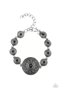 Rustic Renegade - Black-Paparazzi Bracelet (#420)