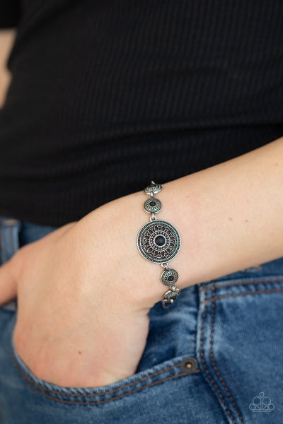 Rustic Renegade - Black-Paparazzi Bracelet (#420)