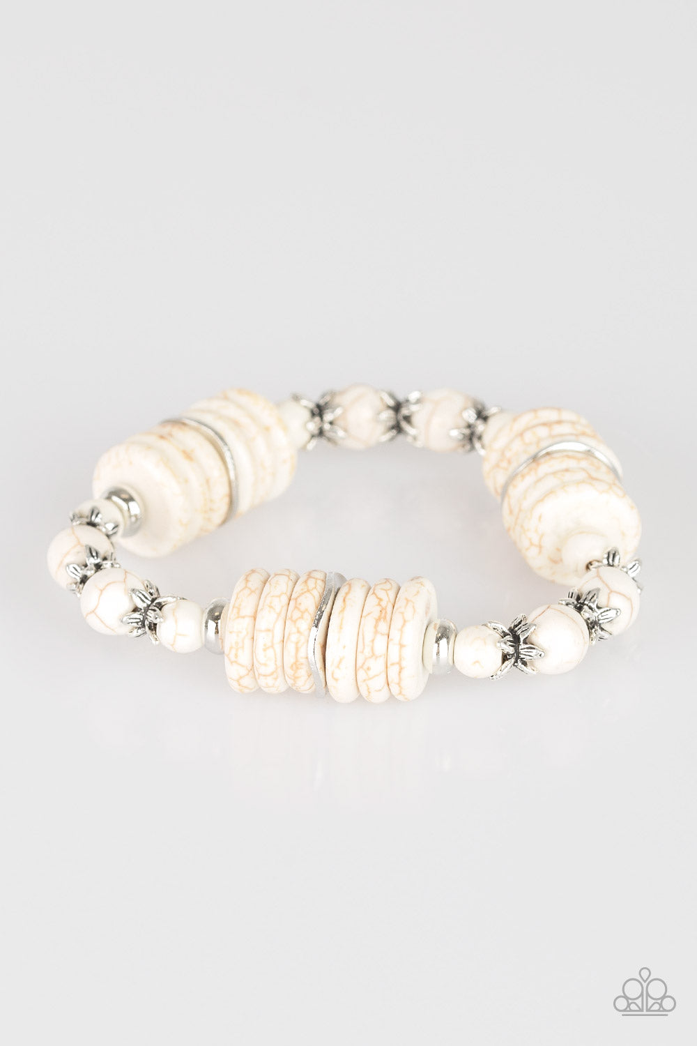 Paparazzi Bracelet - Sagebrush Serenade - White