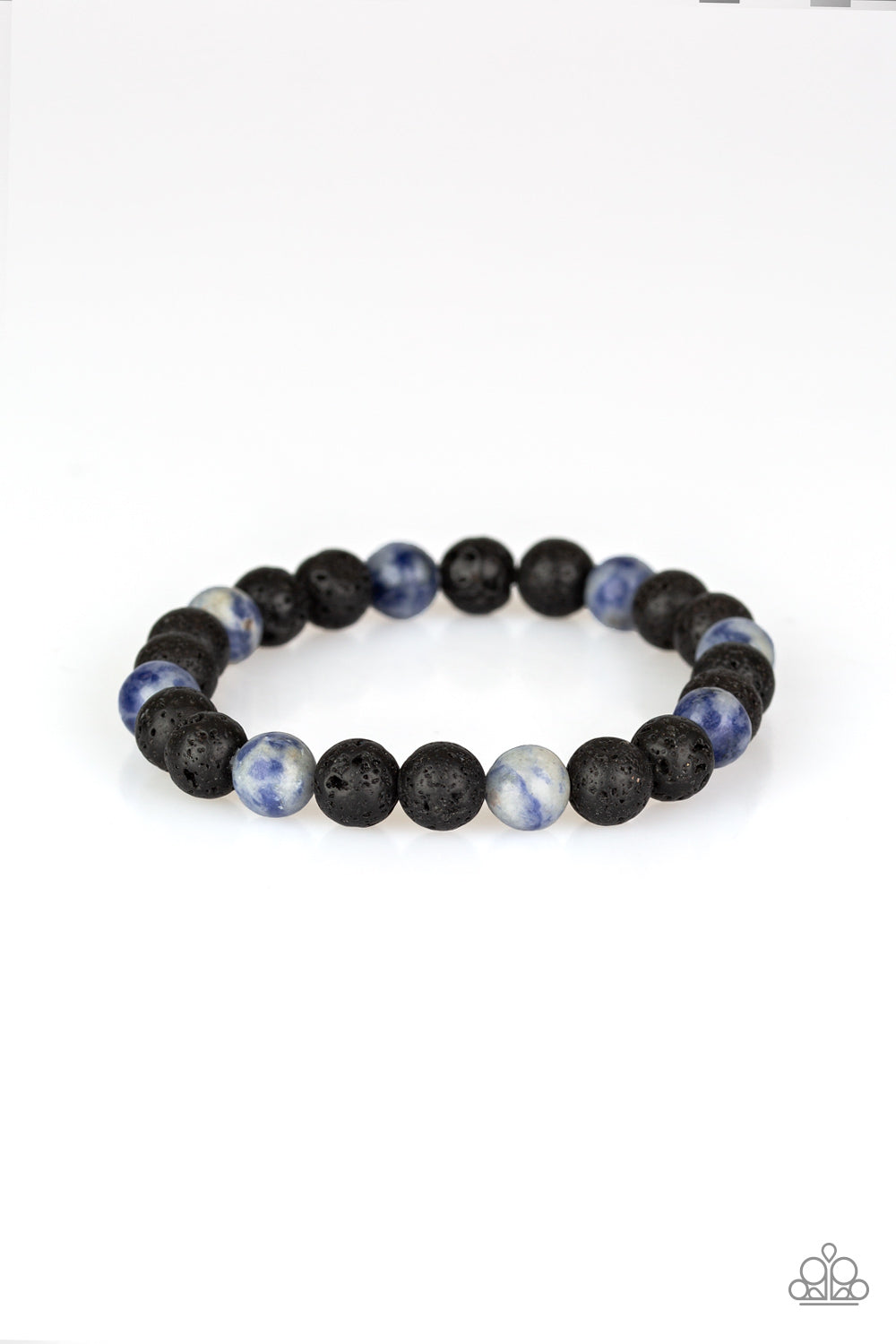 Paparazzi Bracelet - Top Ten Zen - Blue