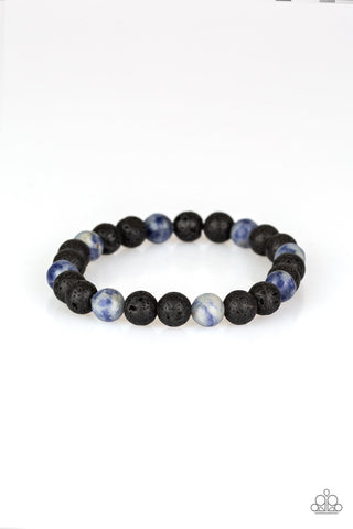 Paparazzi Bracelet - Top Ten Zen - Blue