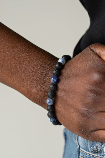 Paparazzi Bracelet - Top Ten Zen - Blue