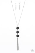 Triple Shimmer - Black Paparazzi Necklace