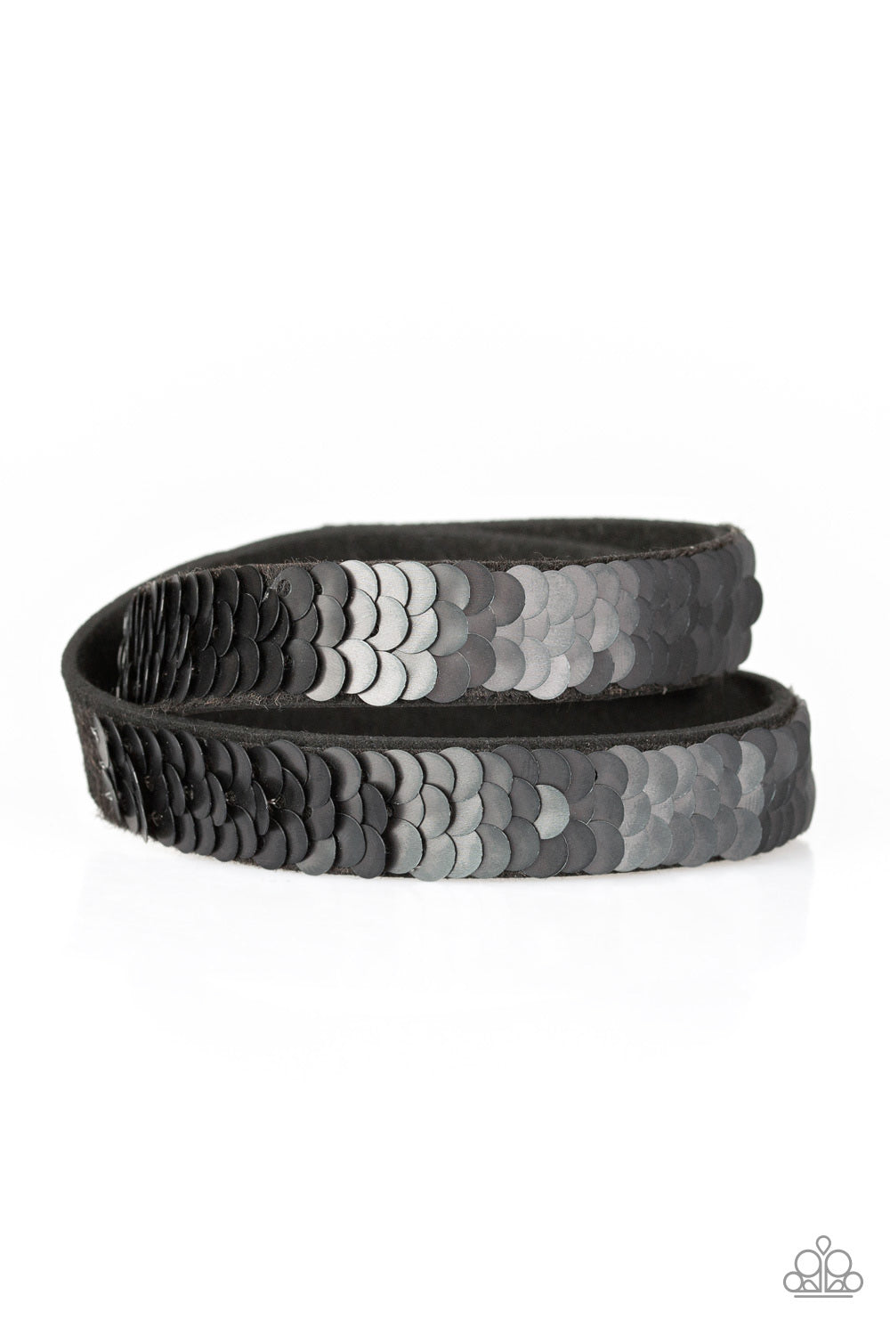 Paparazzi Wrap Bracelet - Under The SEQUINS - Gold