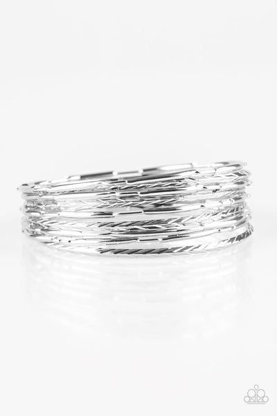 Paparazzi Bracelet - Urban Sprawl - Silver (PZ-743)